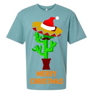 Merry Christmas Cactus Sueded Cloud Jersey T-Shirt