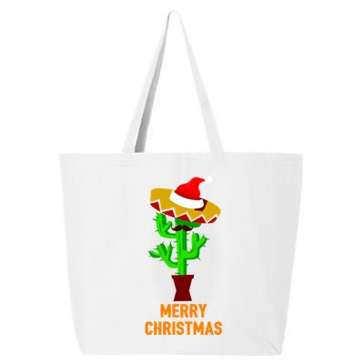 Merry Christmas Cactus 25L Jumbo Tote