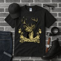 Merry Christmas Deer Tall T-Shirt