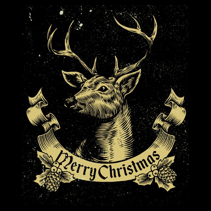 Merry Christmas Deer Tall T-Shirt