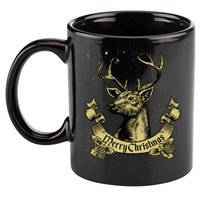 Merry Christmas Deer 11oz C Handle Ceramic Mug