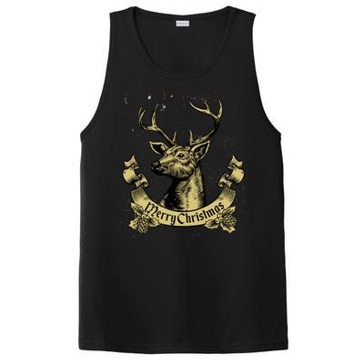 Merry Christmas Deer PosiCharge Competitor Tank