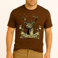 Merry Christmas Deer Cooling Performance Crew T-Shirt