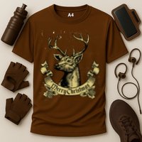 Merry Christmas Deer Cooling Performance Crew T-Shirt