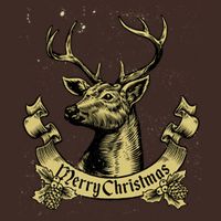 Merry Christmas Deer Cooling Performance Crew T-Shirt