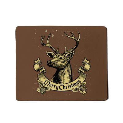 Merry Christmas Deer Mousepad