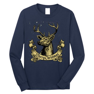 Merry Christmas Deer Long Sleeve Shirt