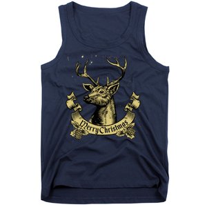 Merry Christmas Deer Tank Top