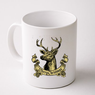 Merry Christmas Deer Coffee Mug