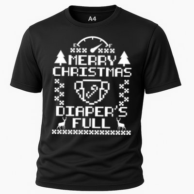 Merry Christmas Diaper's Full Performance Shirt