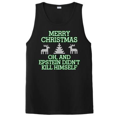 Merry Christmas Epstein Didn't Kill Himself PosiCharge Competitor Tank