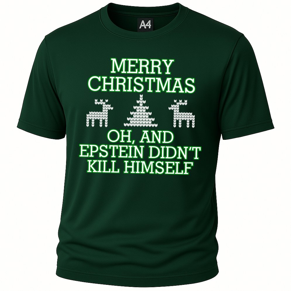 Merry Christmas Epstein Didn't Kill Himself Performance Shirt