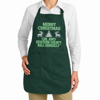 Merry Christmas Epstein Didn't Kill Himself Apron