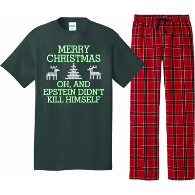 Merry Christmas Epstein Didn't Kill Himself Pajama Set