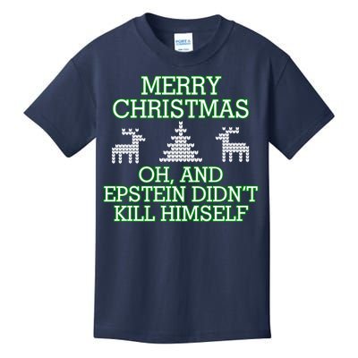 Merry Christmas Epstein Didn't Kill Himself Kids T-Shirt