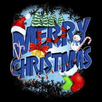 Merry Christmas Funy Holiday Logo Cooling Performance Crew T-Shirt