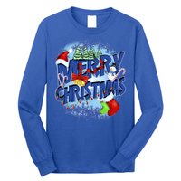 Merry Christmas Funy Holiday Logo Long Sleeve Shirt