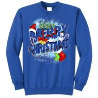 Merry Christmas Funy Holiday Logo Sweatshirt