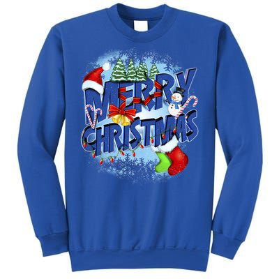 Merry Christmas Funy Holiday Logo Sweatshirt