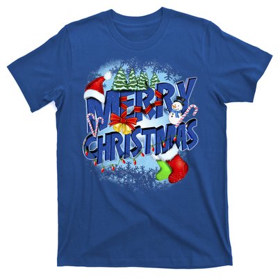 Merry Christmas Funy Holiday Logo T-Shirt