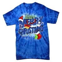 Merry Christmas Funy Holiday Logo Tie-Dye T-Shirt