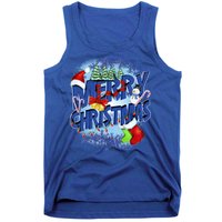 Merry Christmas Funy Holiday Logo Tank Top