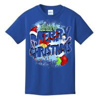 Merry Christmas Funy Holiday Logo Kids T-Shirt