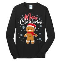 Merry Christmas Gingerbread Tall Long Sleeve T-Shirt