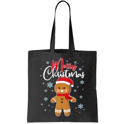 Merry Christmas Gingerbread Bag