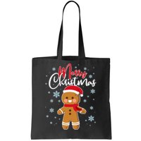 Merry Christmas Gingerbread Tote Bag