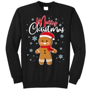 Merry Christmas Gingerbread Tall Sweatshirt