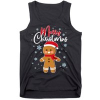 Merry Christmas Gingerbread Tank Top