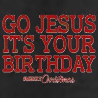 Merry Christmas Go Jesus It's Your Birthday Adult Drive Performance Visor