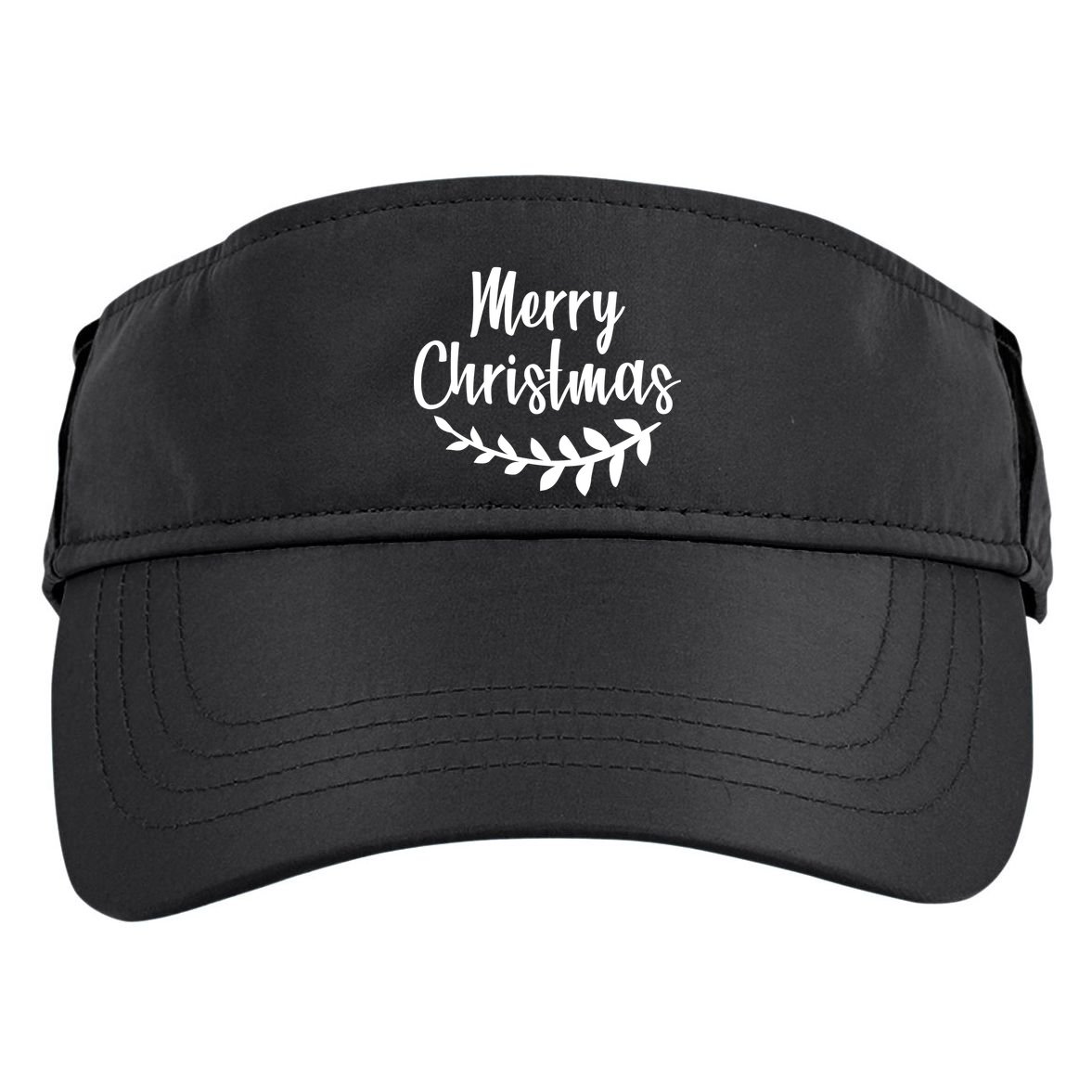 Merry Christmas Happy Holidays Adult Drive Performance Visor