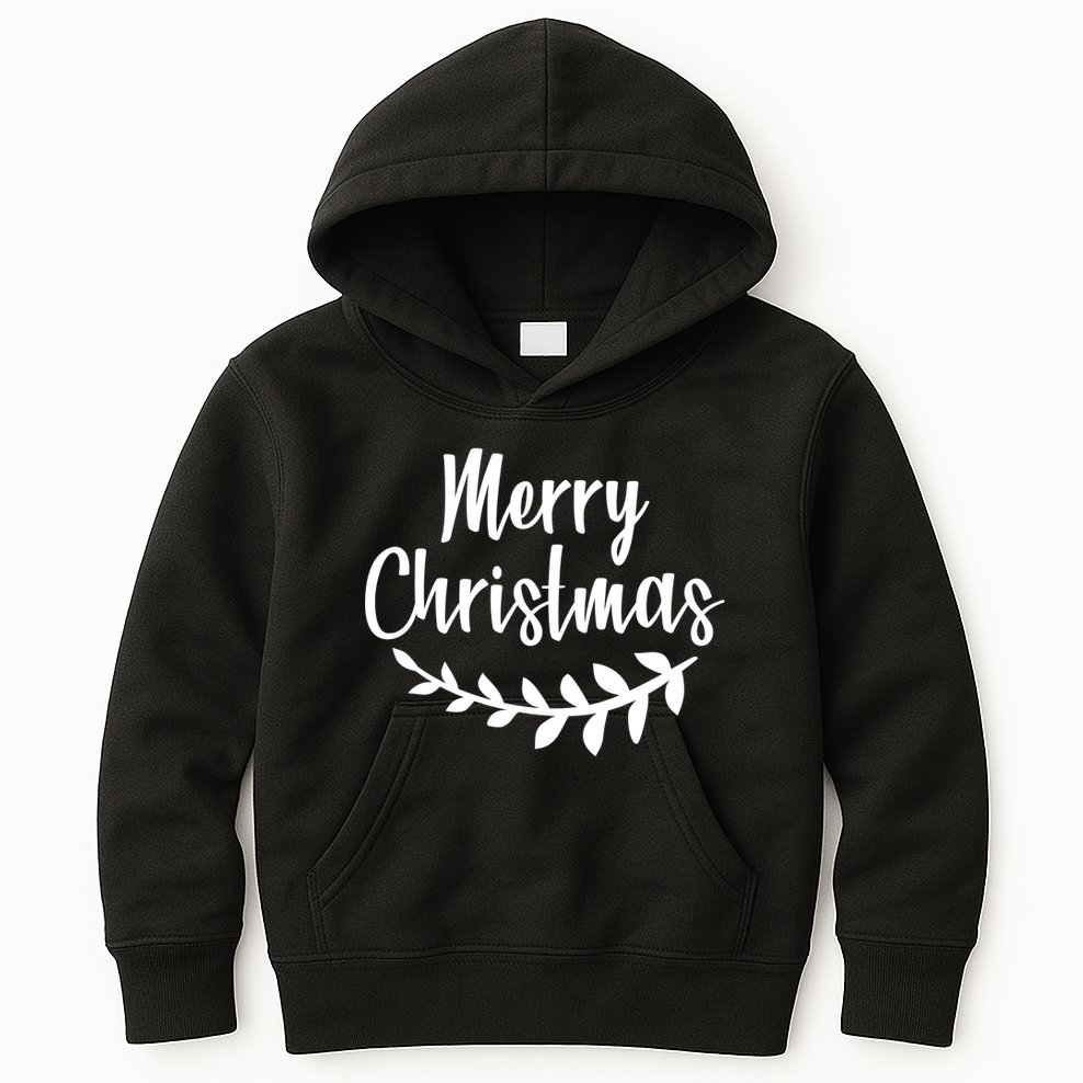 Merry Christmas Happy Holidays Kids Hoodie