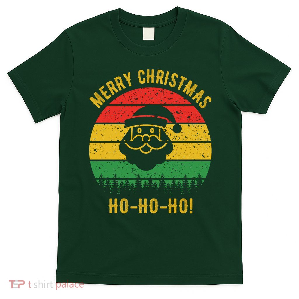 Merry Christmas Ho-Ho-Ho Vintage Santa T-Shirt