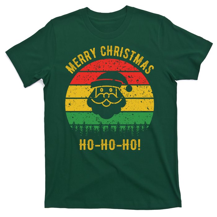 Merry Christmas Ho-Ho-Ho Vintage Santa T-Shirt