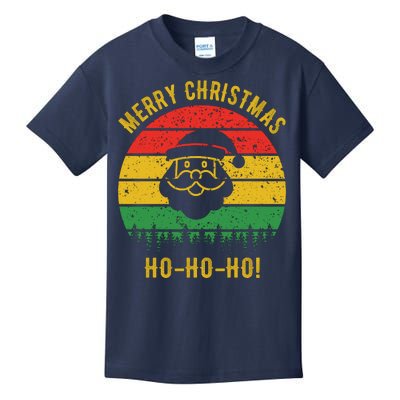 Merry Christmas Ho-Ho-Ho Vintage Santa Kids T-Shirt