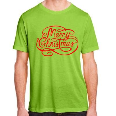 Merry Christmas Holiday Adult ChromaSoft Performance T-Shirt