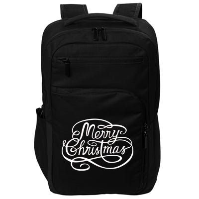 Merry Christmas Holiday Impact Tech Backpack