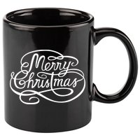 Merry Christmas Holiday 11oz C Handle Ceramic Mug