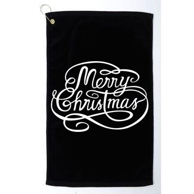 Merry Christmas Holiday Golf Towel