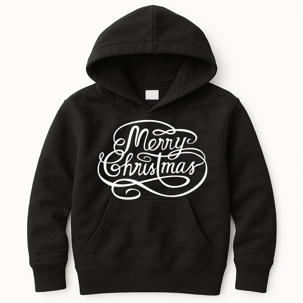 Merry Christmas Holiday Kids Hoodie