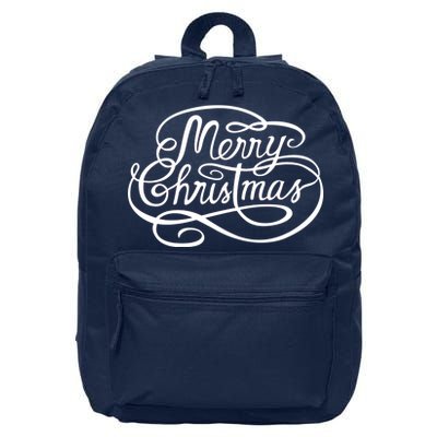 Merry Christmas Holiday 16 in Basic Backpack