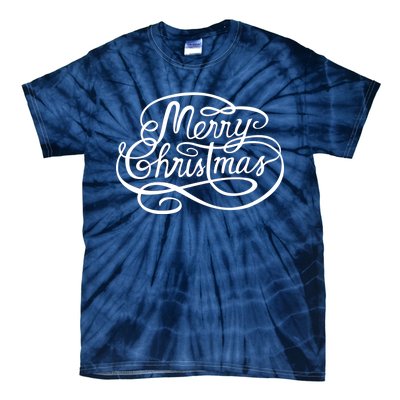 Merry Christmas Holiday Tie-Dye T-Shirt