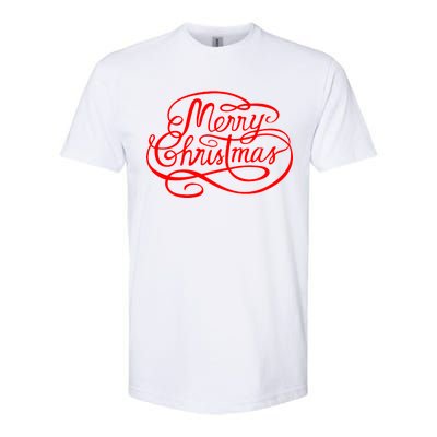 Merry Christmas Holiday Softstyle CVC T-Shirt