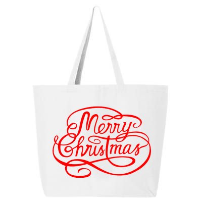 Merry Christmas Holiday 25L Jumbo Tote