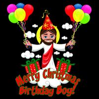 Merry Christmas Jesus Birthday Boy Cooling Performance Crew T-Shirt