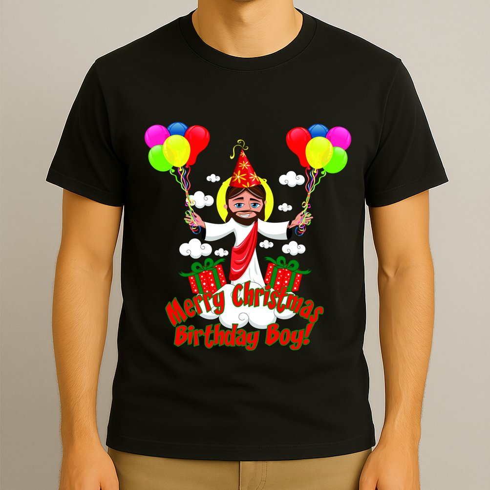 Merry Christmas Jesus Birthday Boy T-Shirt
