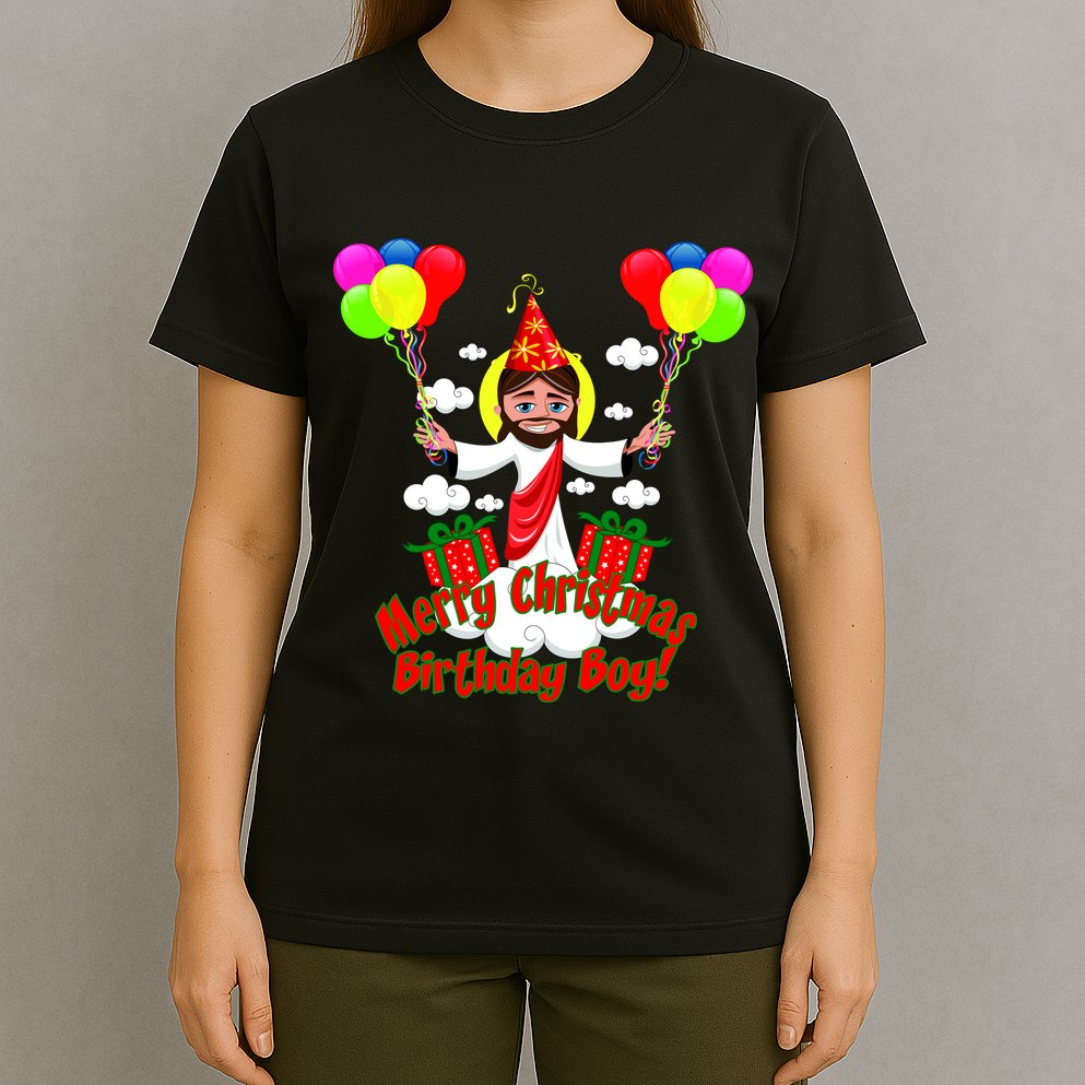 Merry Christmas Jesus Birthday Boy T-Shirt